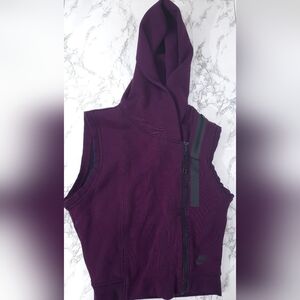 Nike Tech Fleece Vest Purple‎ Sleeveless Full Zip Up Hooded